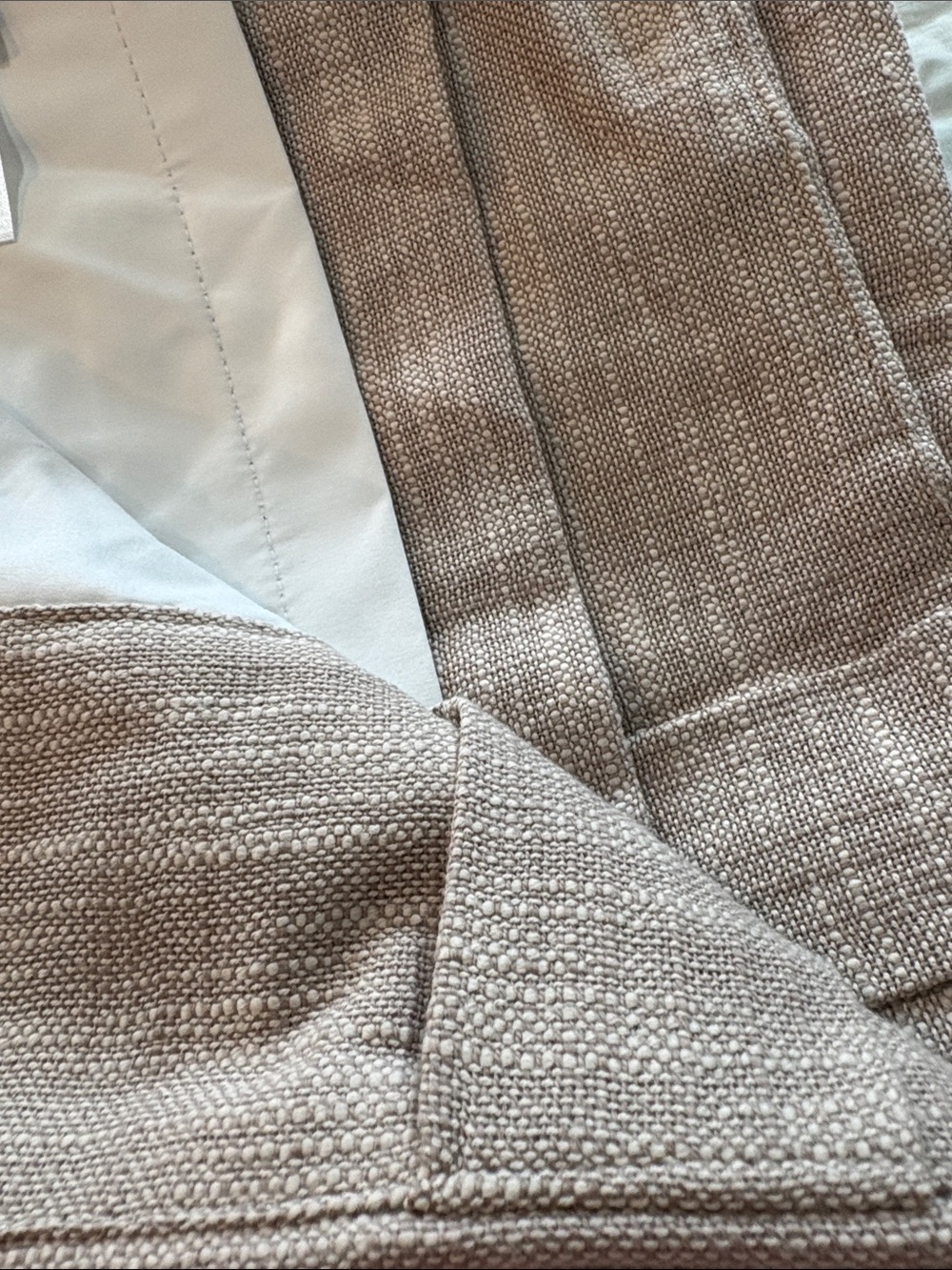 Quince Textured Curtain Flax - Picture 5 of 6